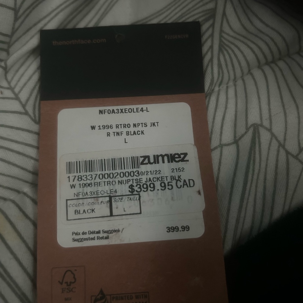 The North Face Retro Black Jacket - Picture 4 of 5